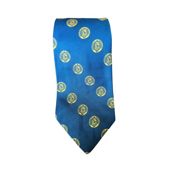 Vintage 70s University Of Michigan Wolverines Tie Men’s Necktie - Picture 4 of 5